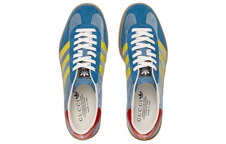Кроссовки adidas x Gucci Gazelle Light Blue - изображение 3