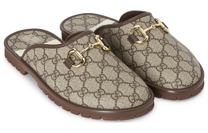 Сандалии Gucci Horsebit Loafer Brown - изображение 3