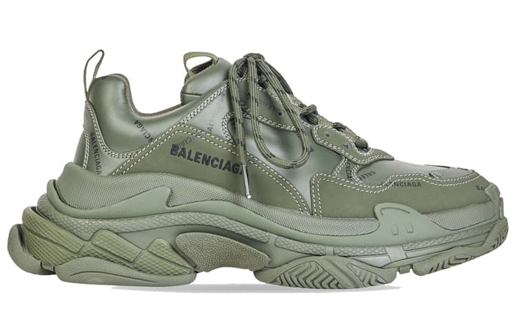 Кроссовки Balenciaga Allover Logo Triple S - изображение 2