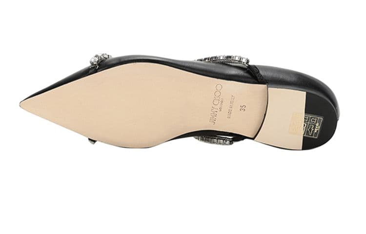 Тапочки Jimmy Choo Genevi Flat Black - изображение 6