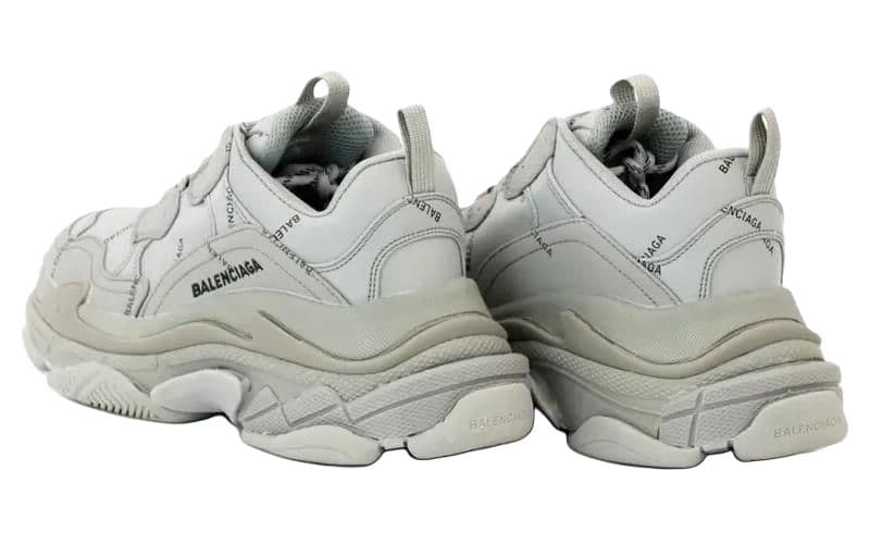 Кроссовки Balenciaga Triple S Allover Logo - изображение 4
