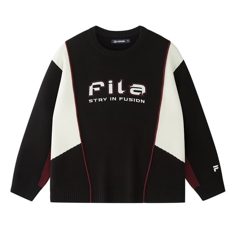 FILA FUSION Life Трикотаж Мужской Dark Current Черный - изображение 1