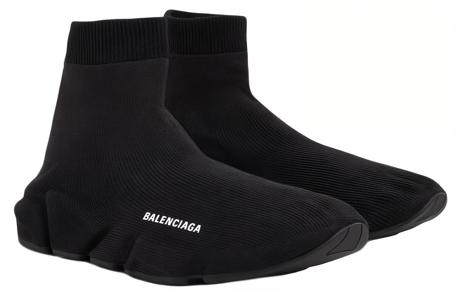 Кроссовки Balenciaga Speed Knit Black - изображение 4
