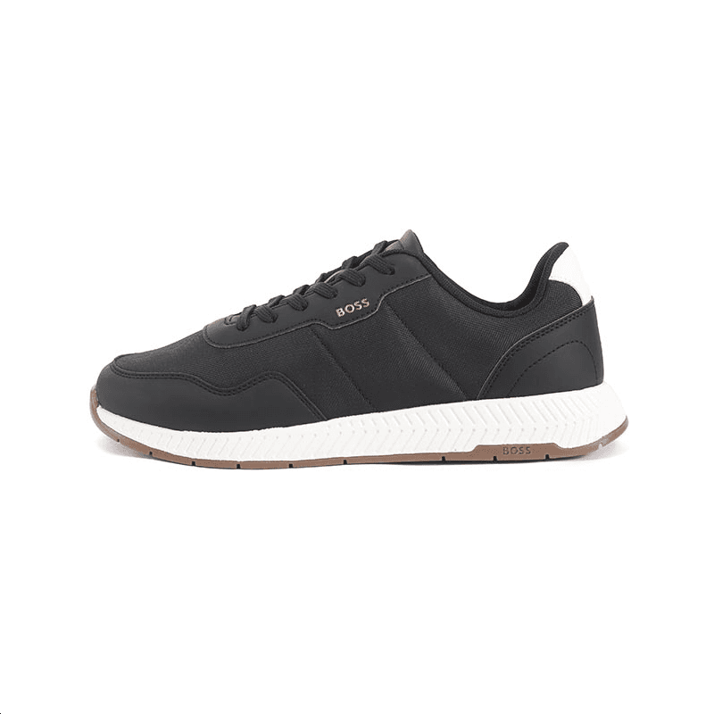 Кроссовки HUGO BOSS HUGO BOSS Ttnm Evo Low Топ Повседневная обувь Мужская Черный Белый Ласточкин хвост - изображение 1