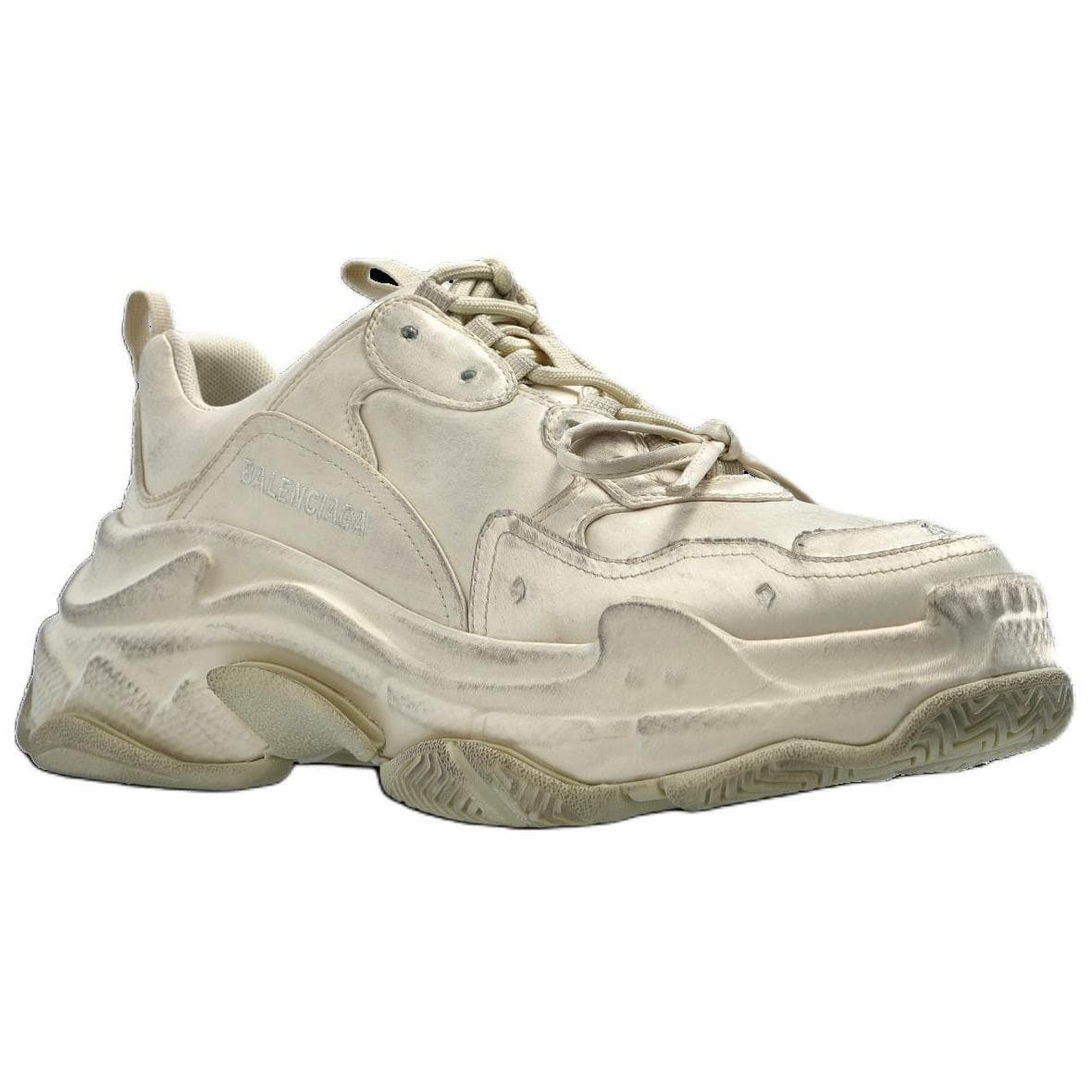 Кроссовки Balenciaga Triple S Low Топ Кроссовки с толстой подошвой Женские Белые - изображение 3