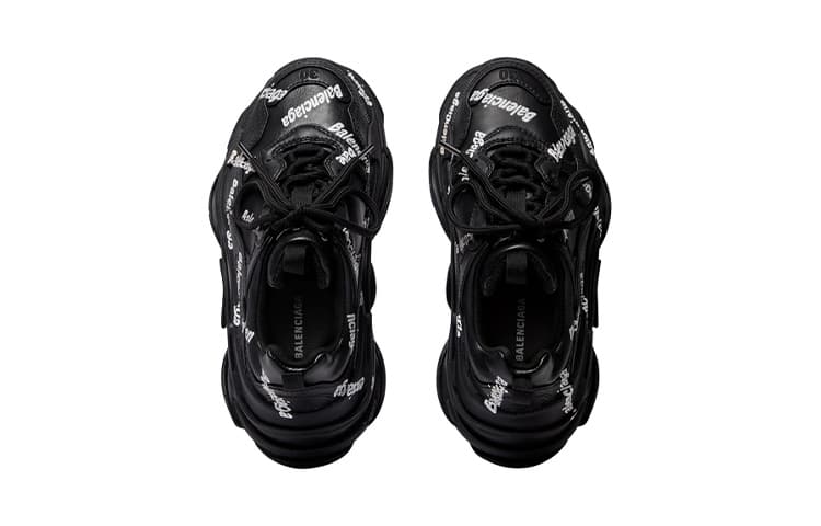 Кроссовки Balenciaga Triple S Low Топ Детские Лайфстайл Обувь Черный Детский - изображение 3