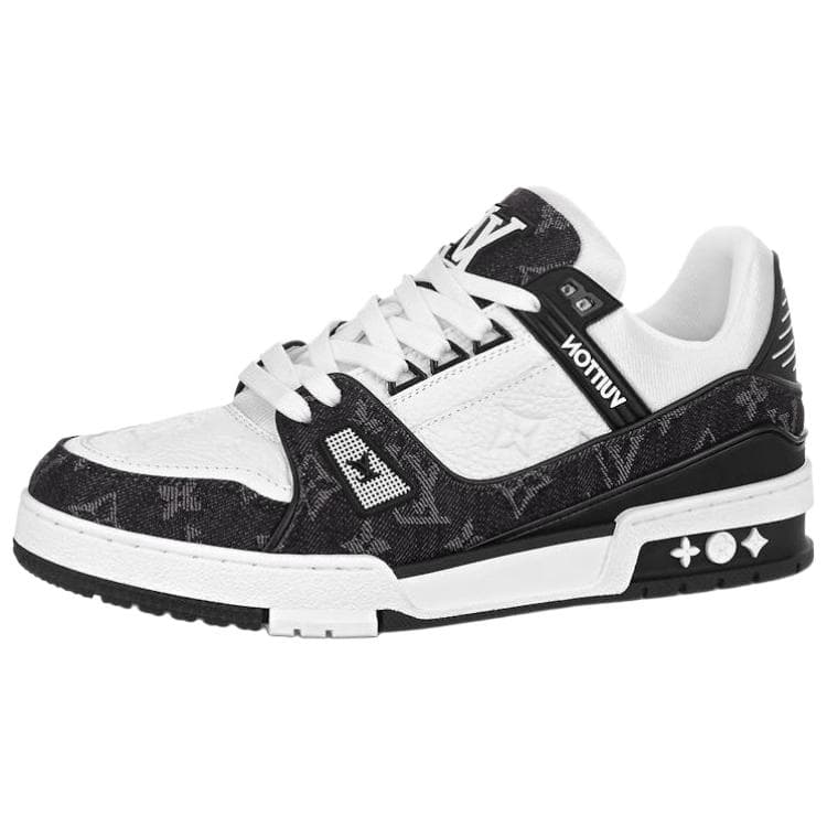 Кроссовки Louis Vuitton Trainer Black White - изображение 3