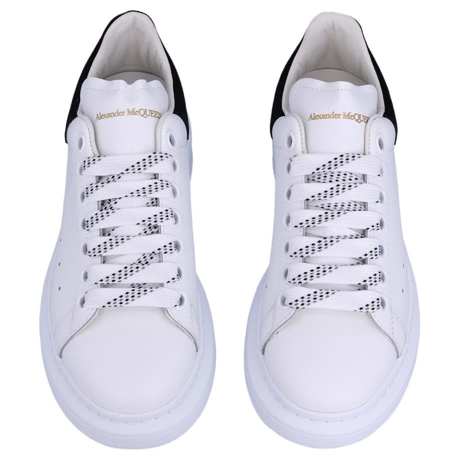 Кроссовки Alexander McQueen Fashion Sneakers White Black - изображение 5
