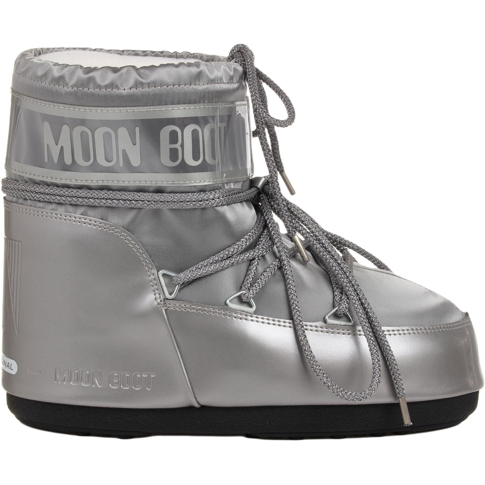 Ботинки зимние MOON BOOT Короткие Сноубутсы Унисекс Серебристые - изображение 2