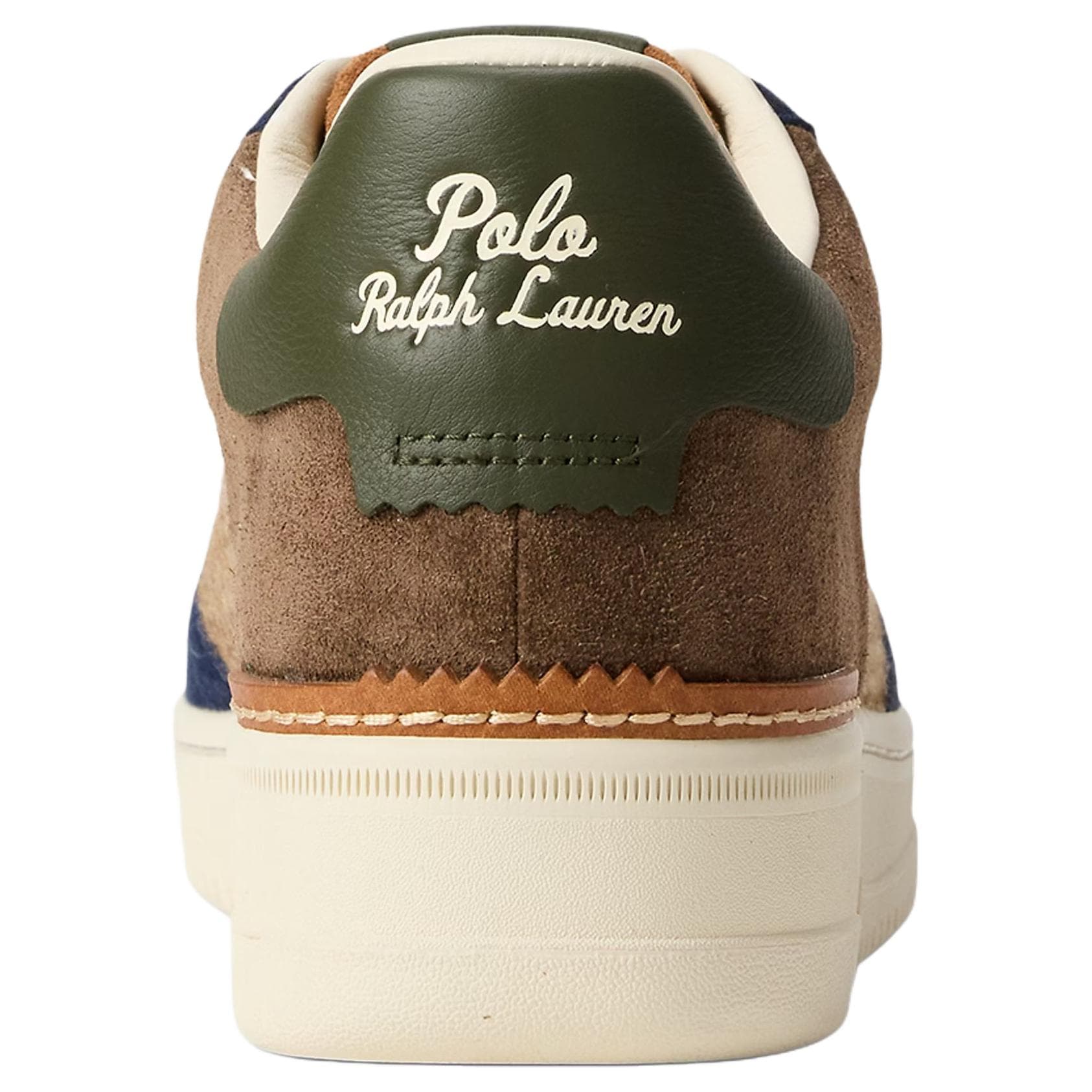 Кроссовки Polo Ralph Lauren Masters Корт Кожа Низкий Верх Скейтборд Обувь Мужская Синяя - изображение 5