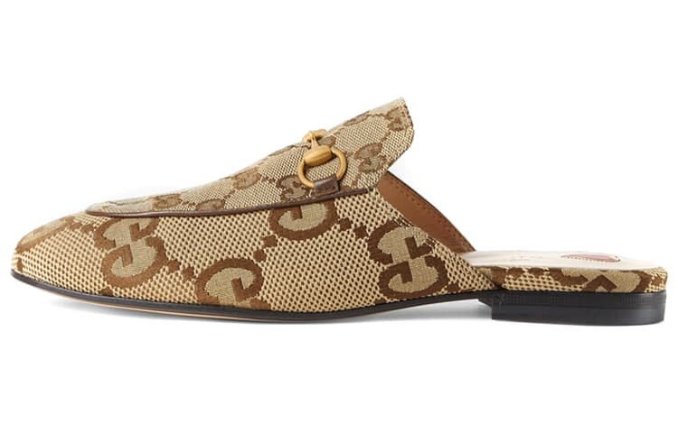 Сандалии Gucci Princetown Brown