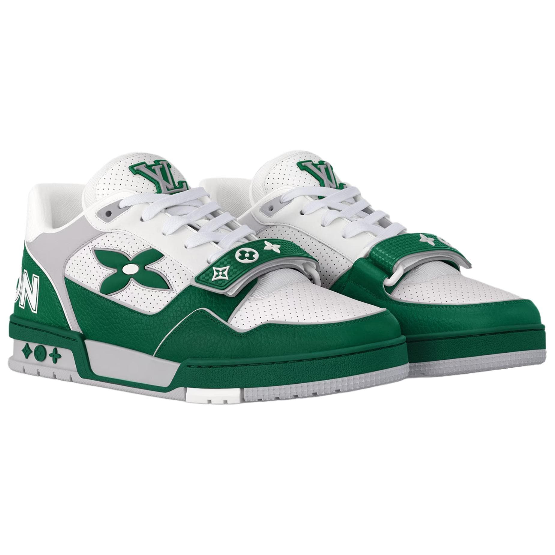 Кроссовки Louis Vuitton Trainer Green - изображение 3
