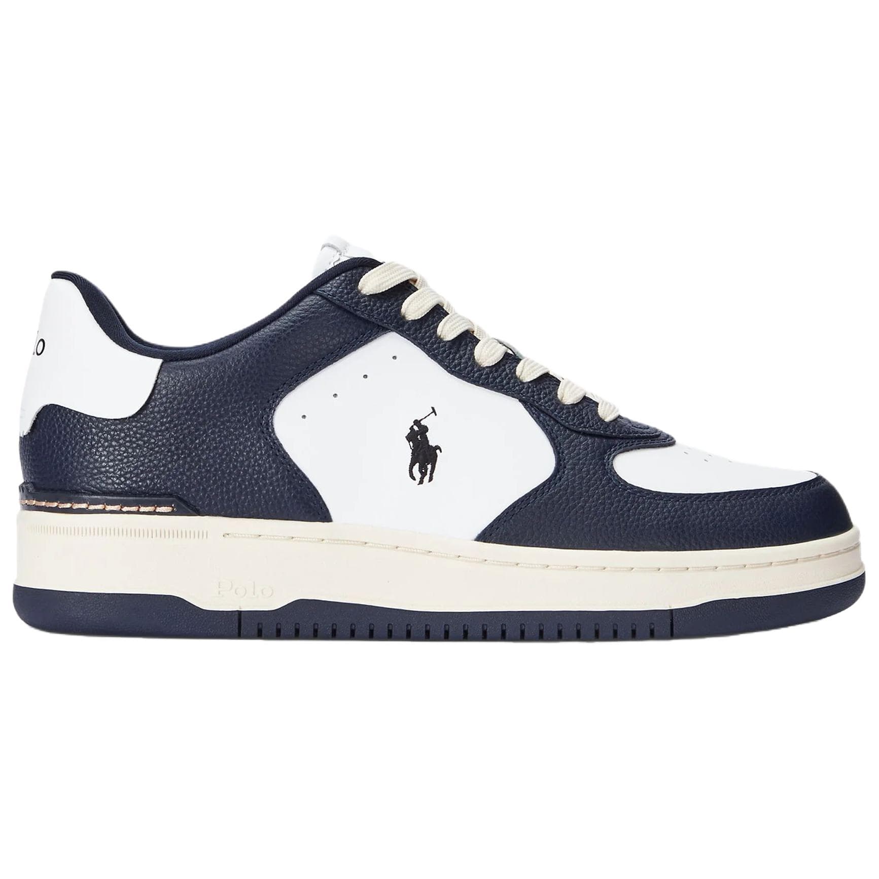 Кроссовки Polo Ralph Lauren Кожа Низкие Кроссовки для Скейтбординга Мужские Белые - изображение 2