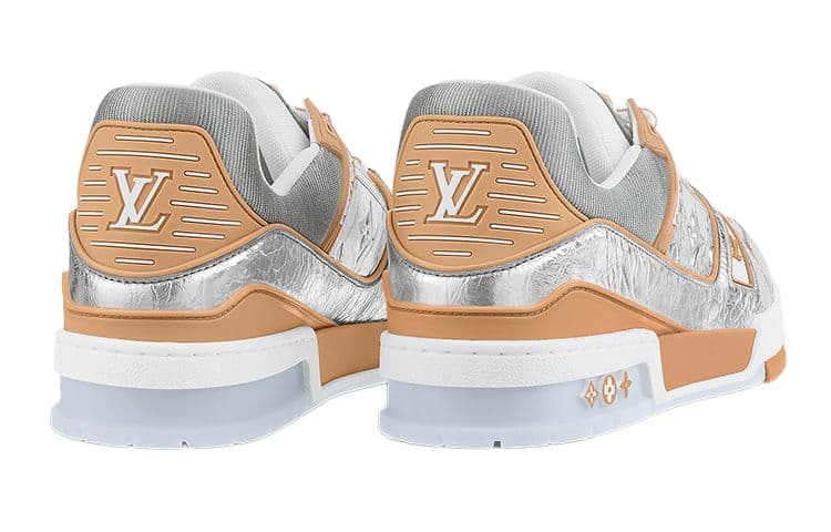 Кроссовки Louis Vuitton Trainer Silver - изображение 3