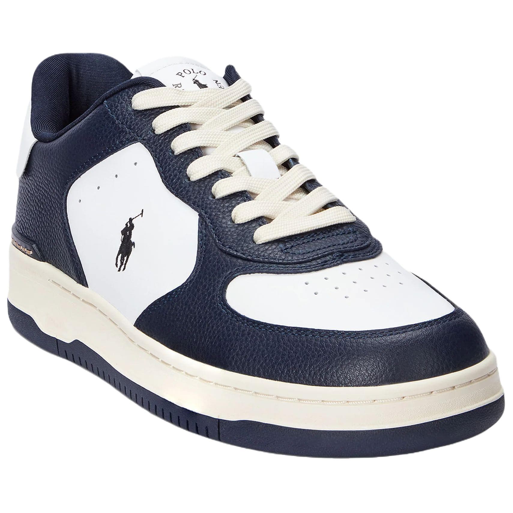 Кроссовки Polo Ralph Lauren Кожа Низкие Кроссовки для Скейтбординга Мужские Белые - изображение 3