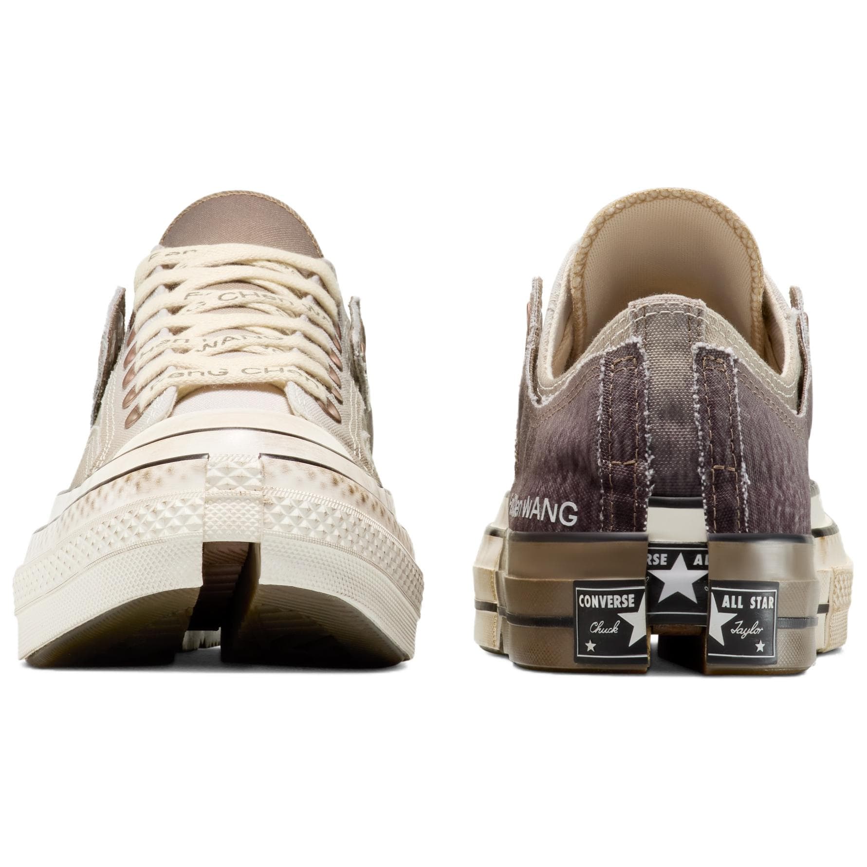Кеды Converse X Feng Chen Wang Низкие Кеды Унисекс Коричневые - изображение 7