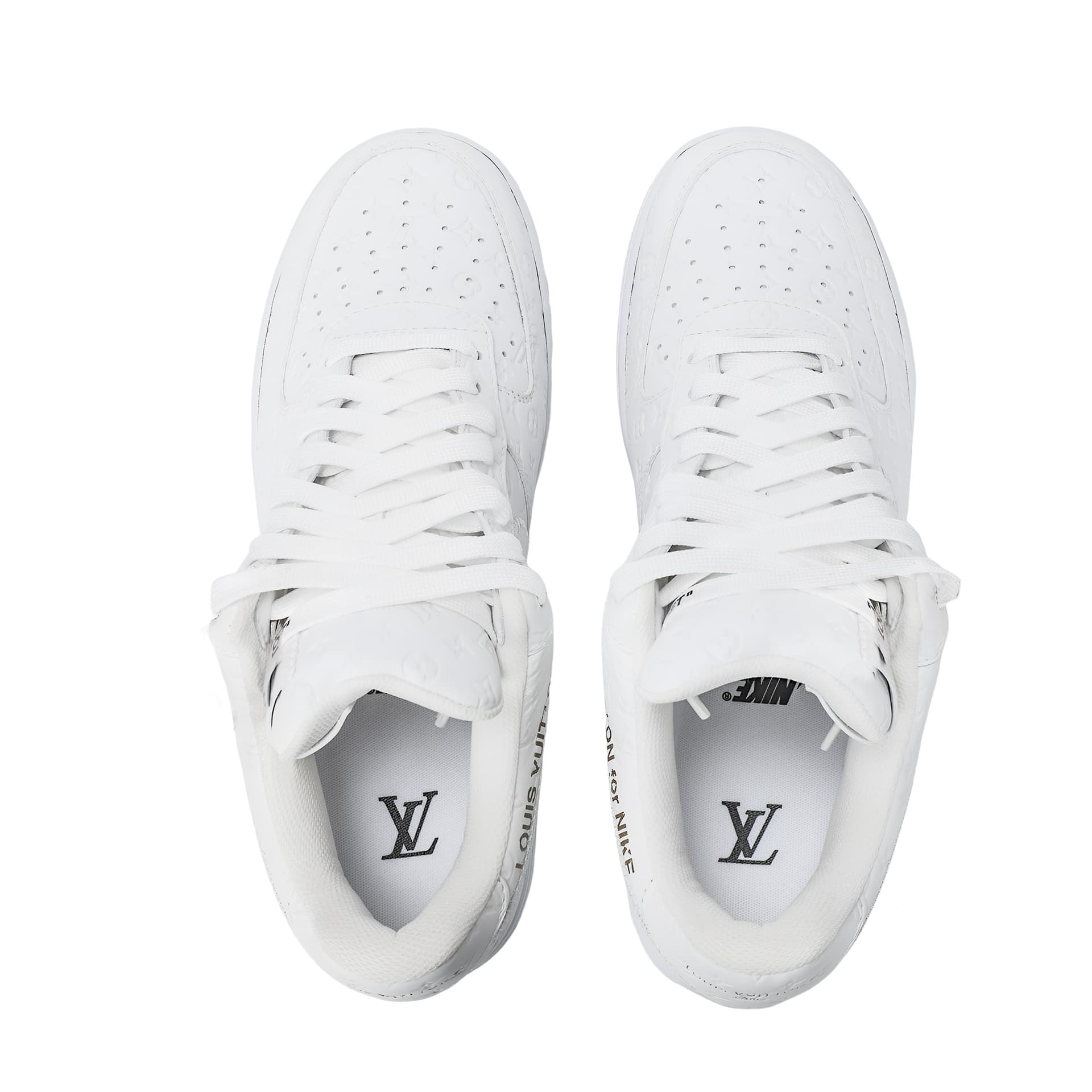 Кроссовки Nike x Louis Vuitton Air Force 1 Low White - изображение 3