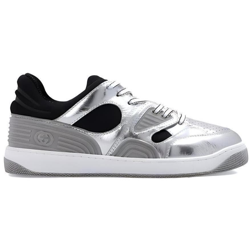 Кроссовки Gucci Basket Silver - изображение 2