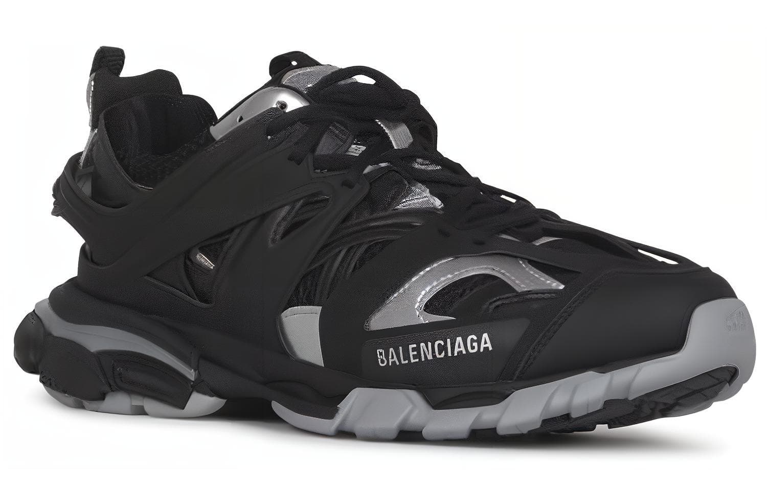 Кроссовки Balenciaga Track 1.0 Black Silver - изображение 2