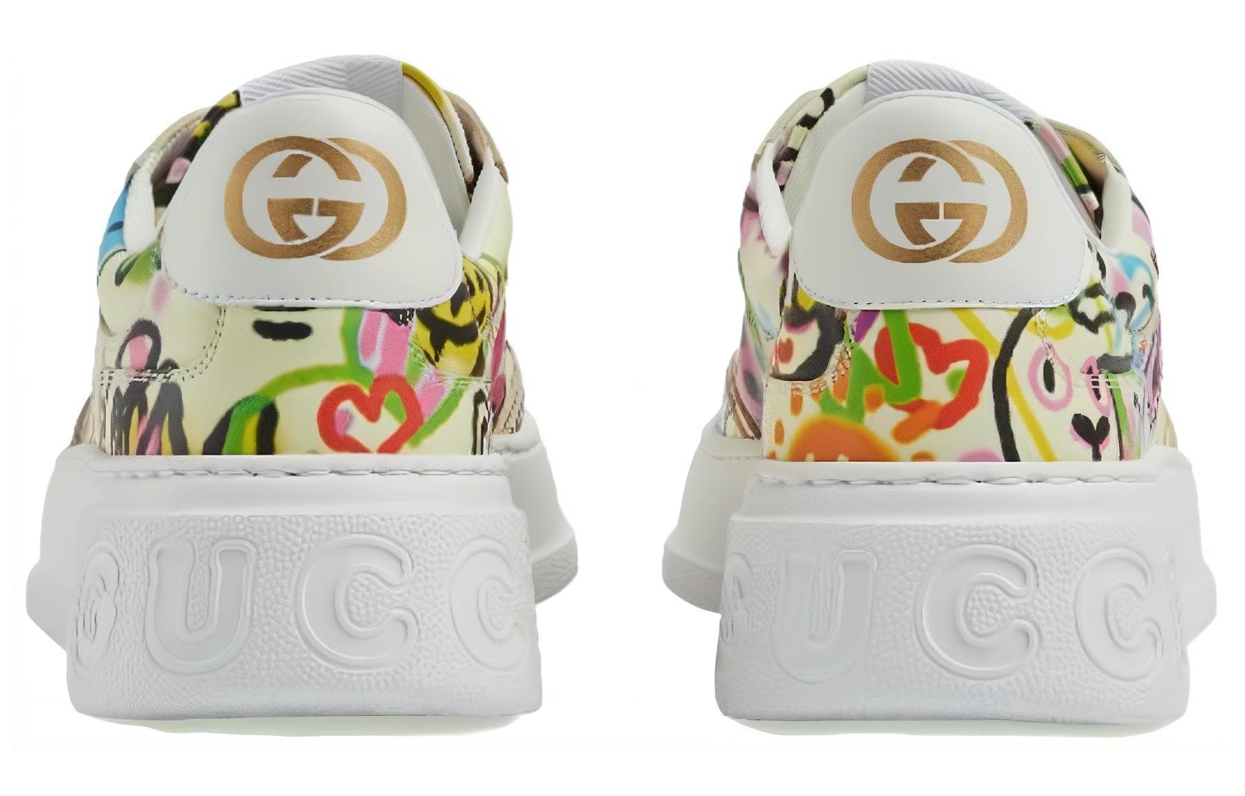 Кроссовки Gucci Chunky B White Green - изображение 4