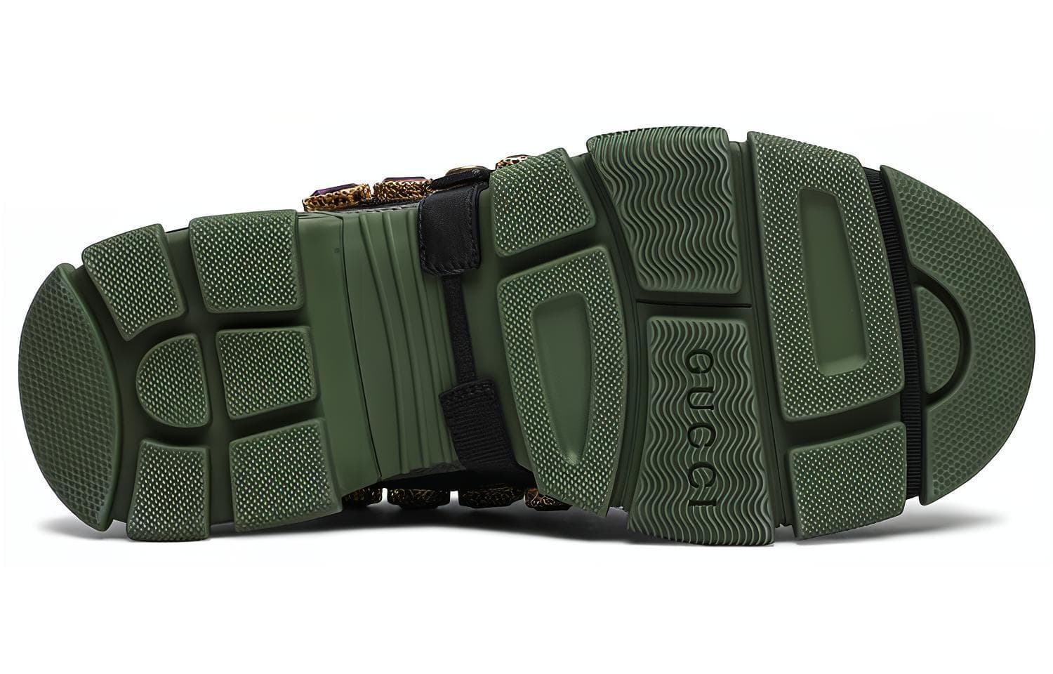 Кроссовки Gucci Flashtrek Black Green - изображение 5