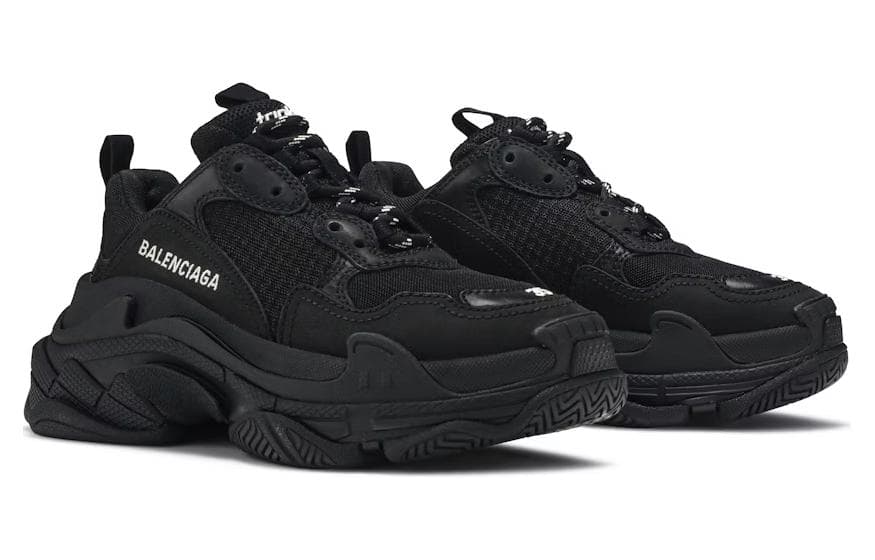 Кроссовки Balenciaga Triple S Graphite Black - изображение 3