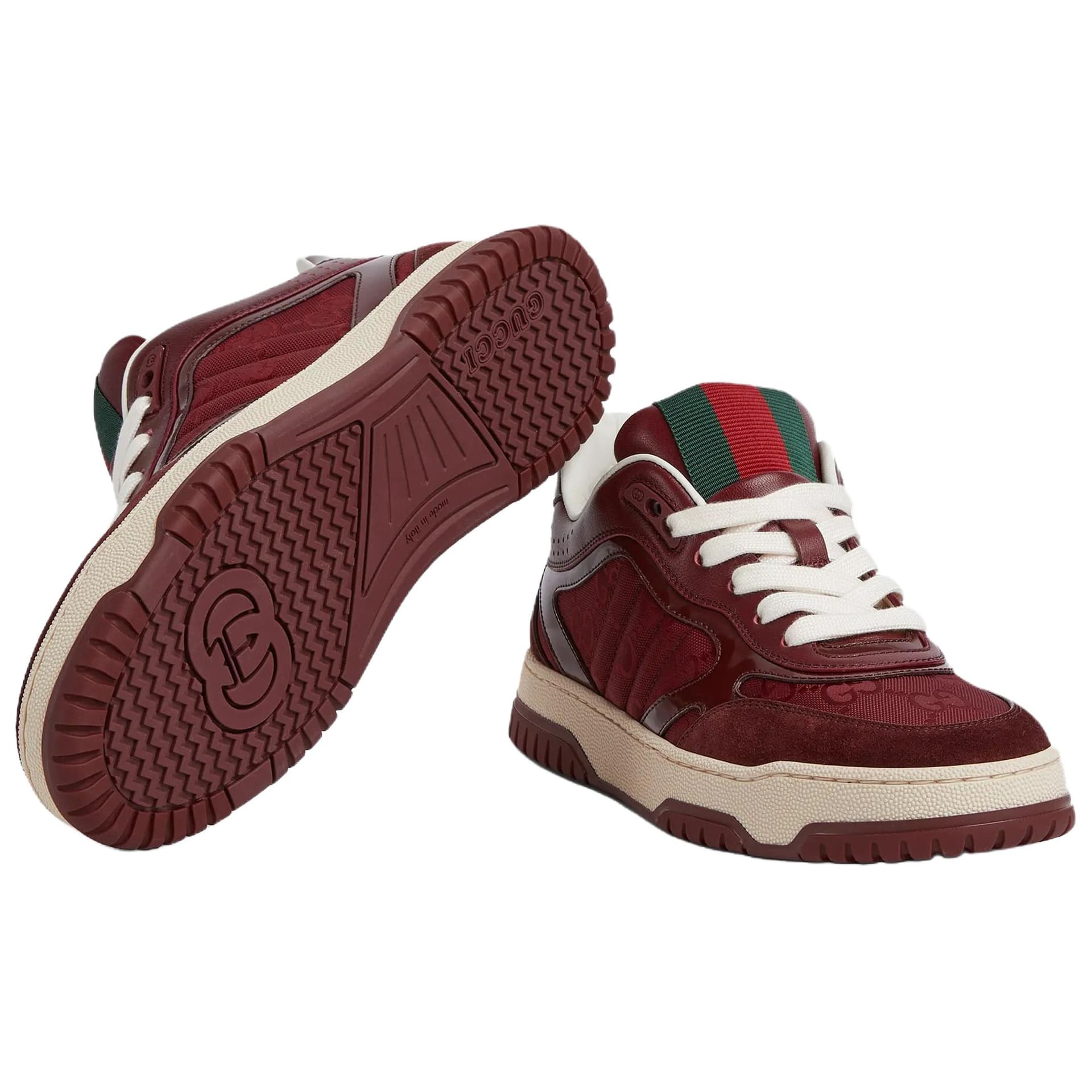 Кроссовки Gucci Re-Web Low Top Sneakers Red - изображение 6