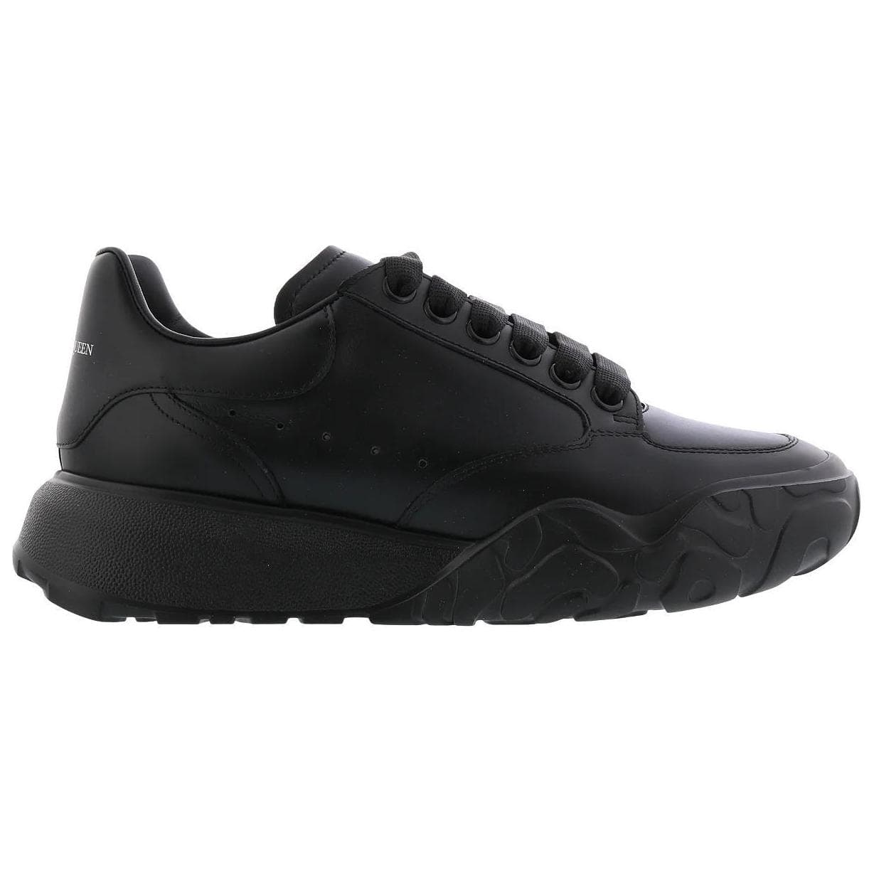 Кроссовки Alexander McQueen Court Trainer Oversized Низкие Повседневная обувь Женская Черная - изображение 2