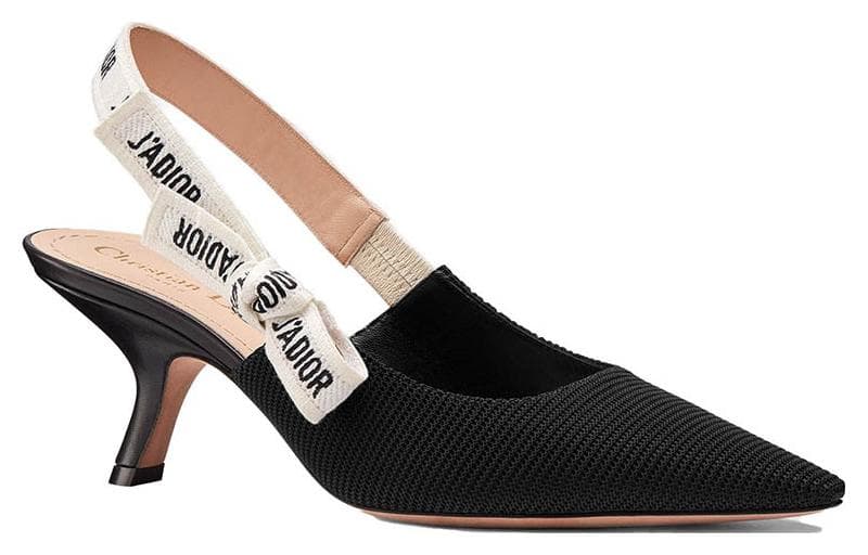 Туфли DIOR J'Adior Embroidered Heel Pumps Black - изображение 4