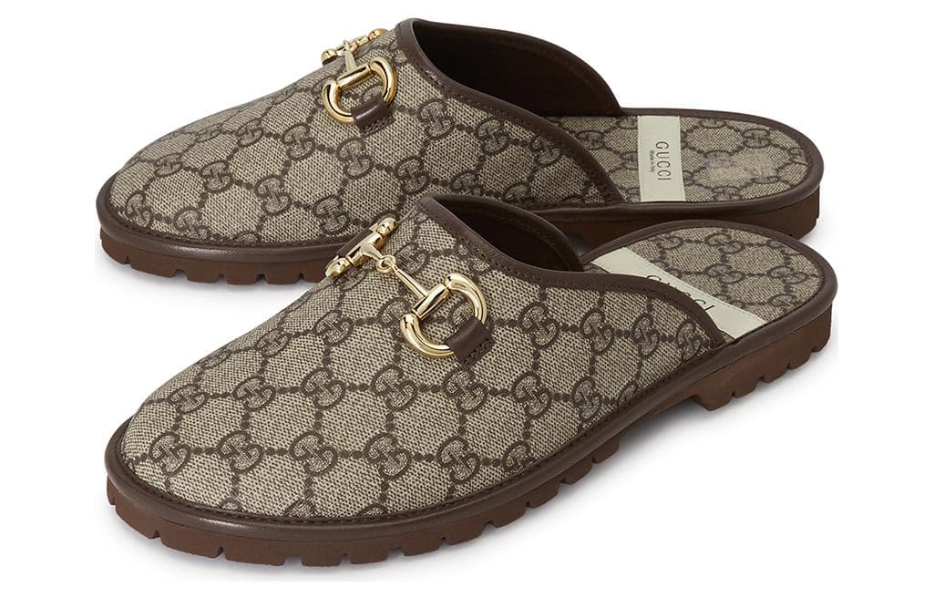 Сандалии Gucci Horsebit Loafer Brown - изображение 2