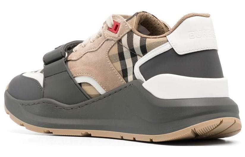 Кроссовки Burberry Vintage Low-Top Sneakers Grey Brown - изображение 5