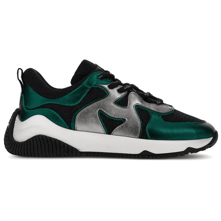 Кроссовки Hogan H597 Silver Black Green - изображение 2