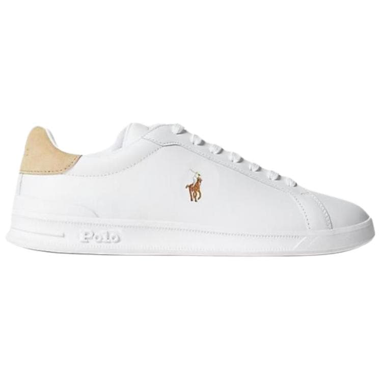 Кроссовки Polo Ralph Lauren Корт II Кожа Низкий Топ Скейтборд Обувь Мужская Белая - изображение 2