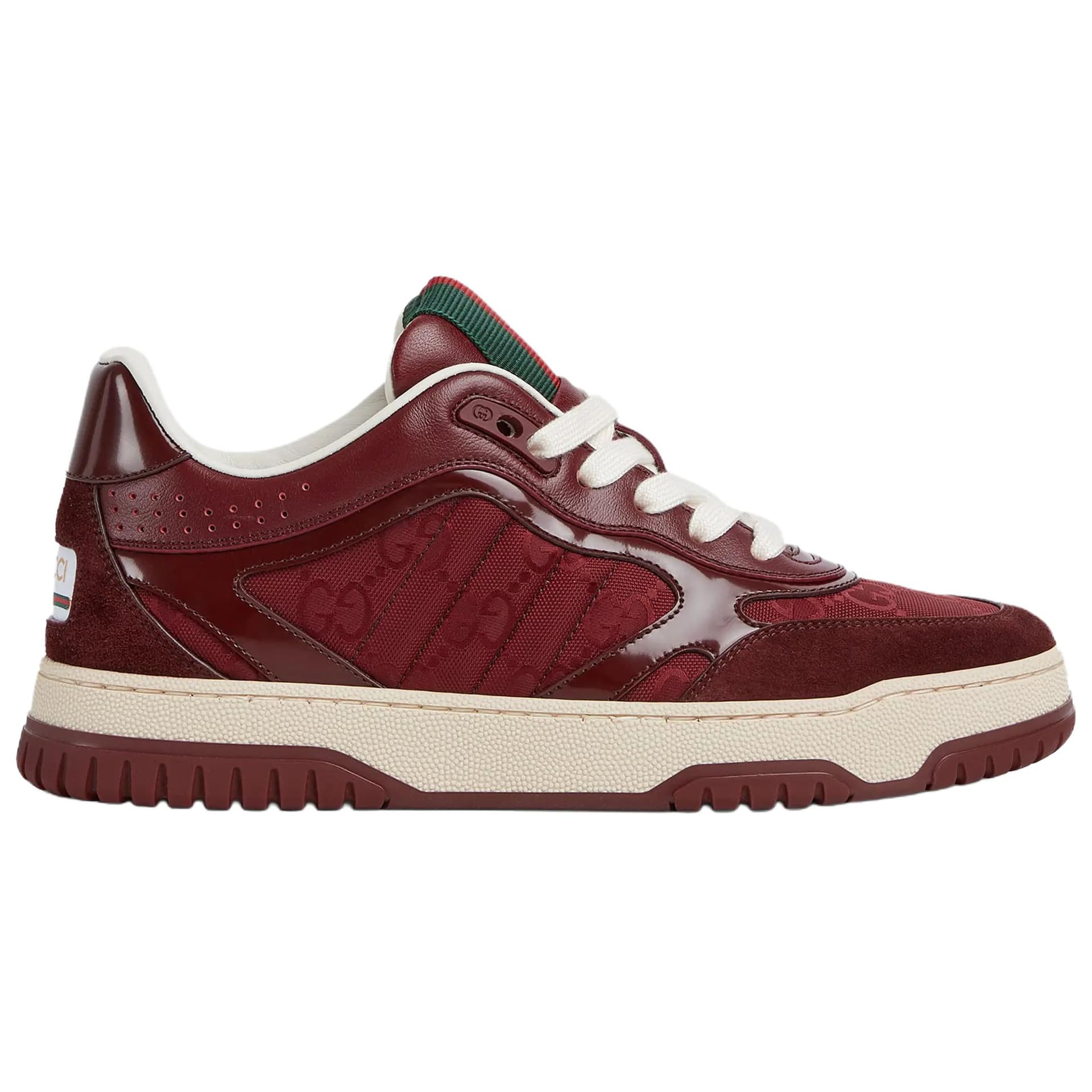 Кроссовки Gucci Re-Web Low Top Sneakers Red - изображение 2
