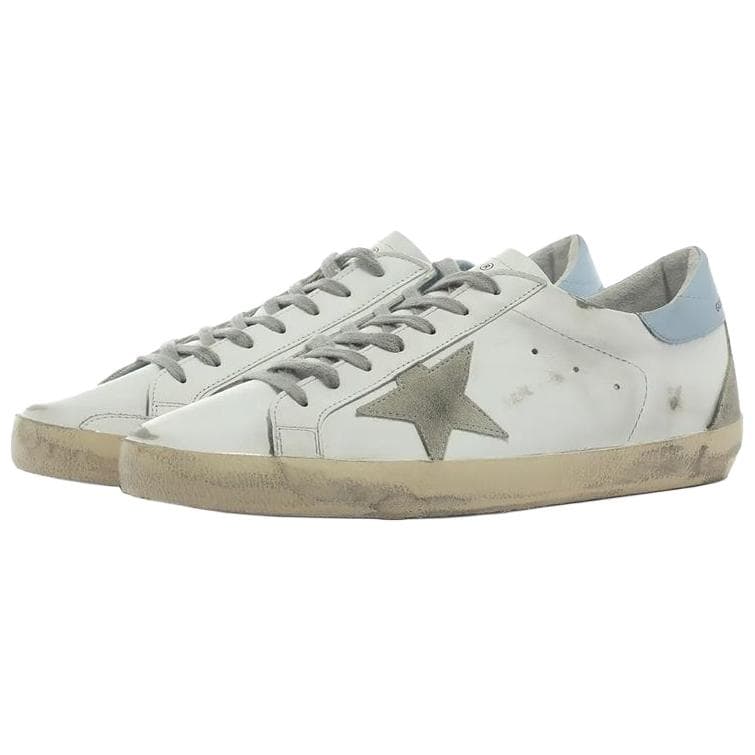 Кроссовки Golden Goose Super-Star White Distressed - изображение 3