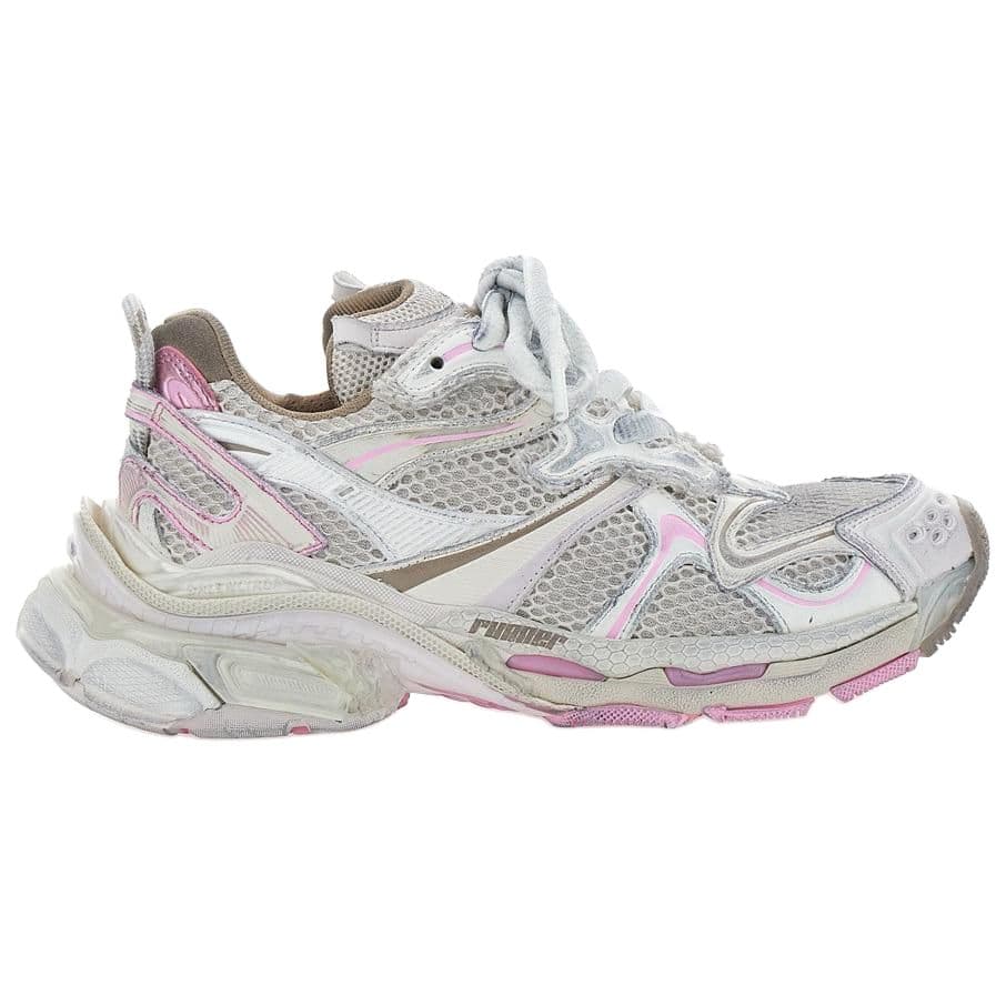 Кроссовки Balenciaga Runner 2,0 Low Топ Повседневная обувь Женская Тауповая - изображение 2