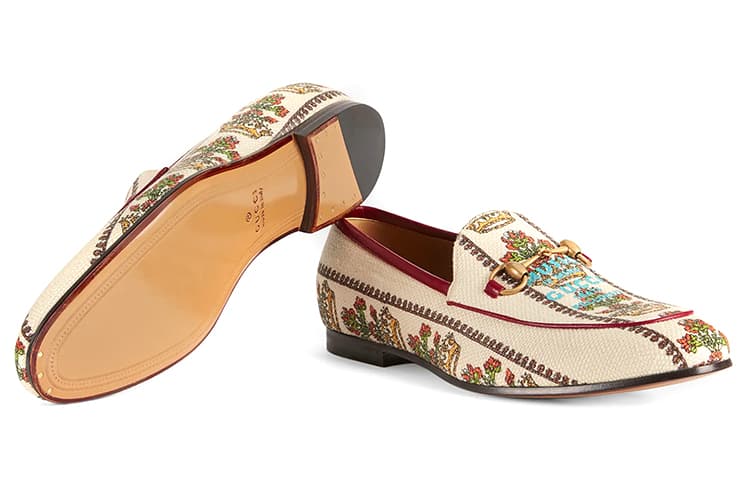 Ботинки Gucci 100th Anniversary Flat Casual Shoes White Red - изображение 5