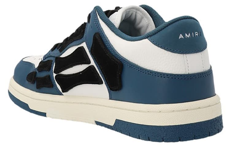 Кроссовки AMIRI Skel-Top Low Blue White Black - изображение 4