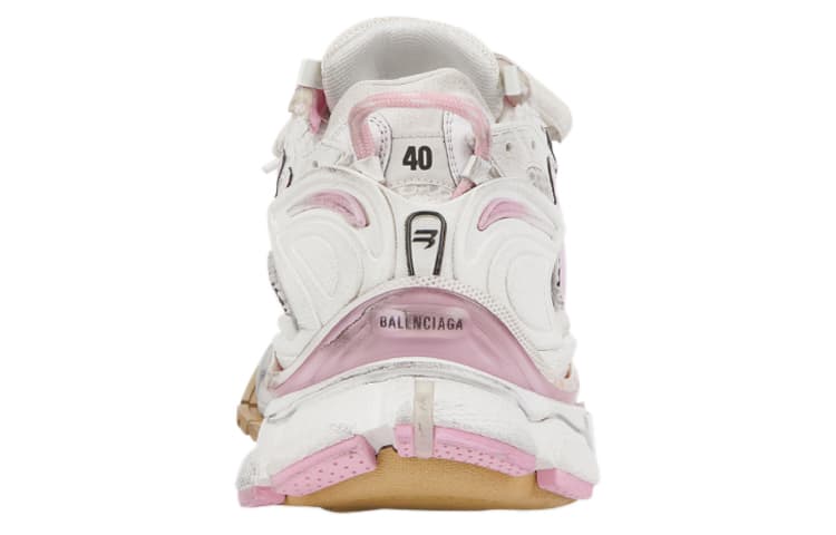 Кроссовки Balenciaga Runner Pink White - изображение 5