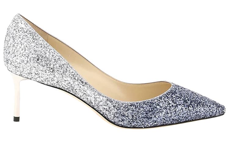 Туфли Jimmy Choo Romy Silver Blue - изображение 2