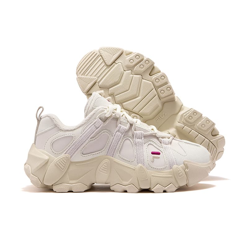 Кроссовки FILA FUSION Exocet II Текстиль Синтетическая кожа Повседневная обувь Женская Серый Белый - изображение 8