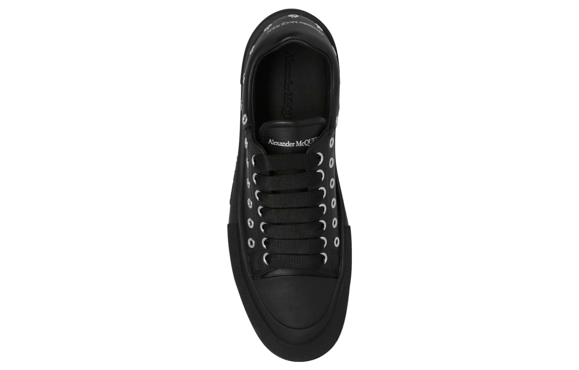 Кроссовки Alexander McQueen Deck Low Black - изображение 5