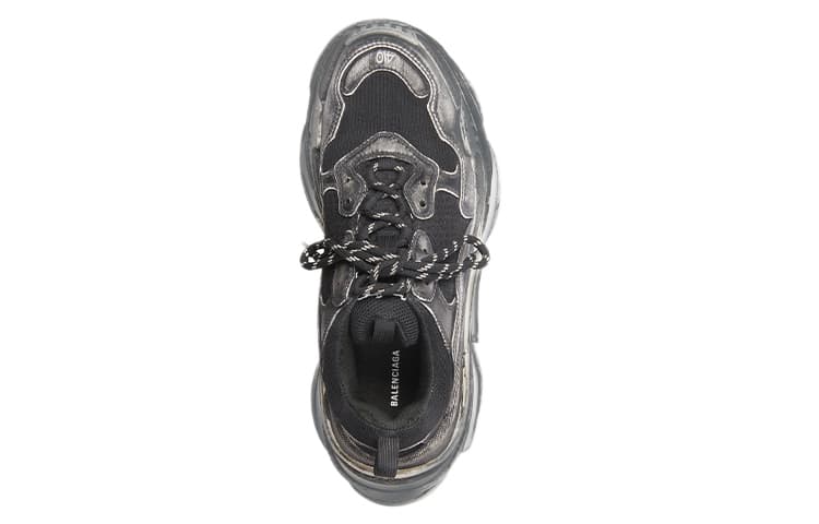 Кроссовки Balenciaga Triple S Black Grey - изображение 4