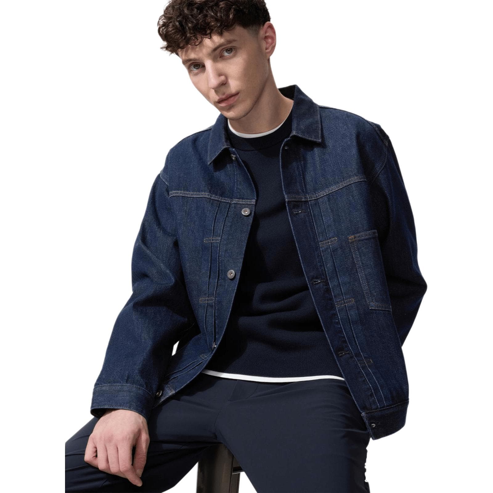 Джинсовая куртка UNIQLO SS26 Куртки и Пальто Мужской - изображение 2