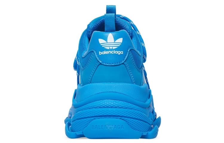 Кроссовки adidas x Balenciaga Triple S Blue - изображение 4