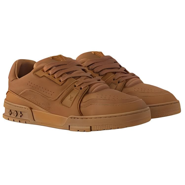 Кроссовки Louis Vuitton Trainer Brown - изображение 3