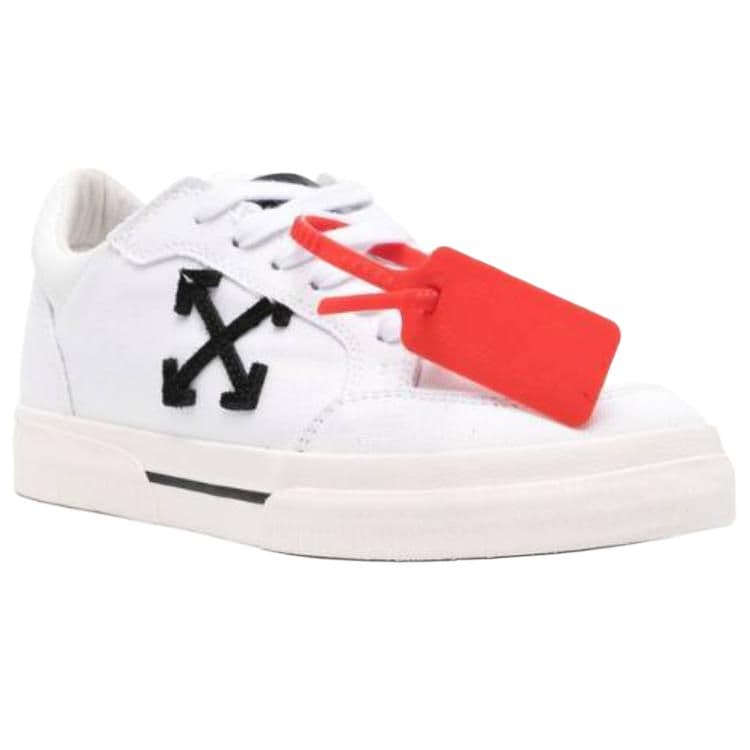 Кроссовки OFF-WHITE Плоская подошва На шнурках Низкие кроссовки Женские Белый - изображение 3