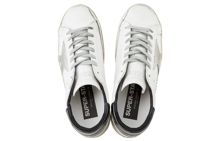 Кроссовки Golden Goose Super-Star Black Heel Gray Star - изображение 5