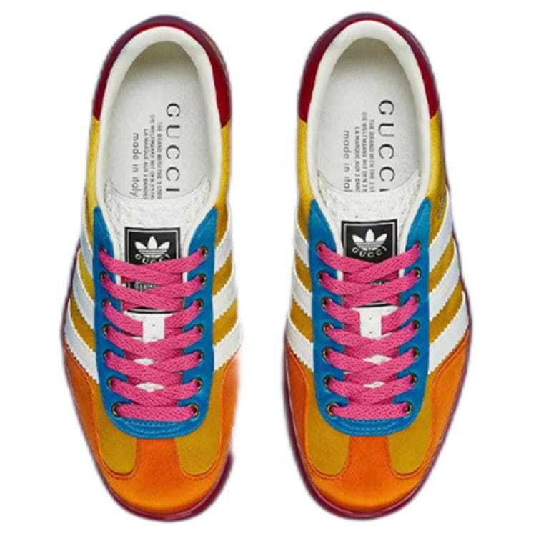 Кроссовки adidas x Gucci Gazelle Bright Yellow - изображение 4