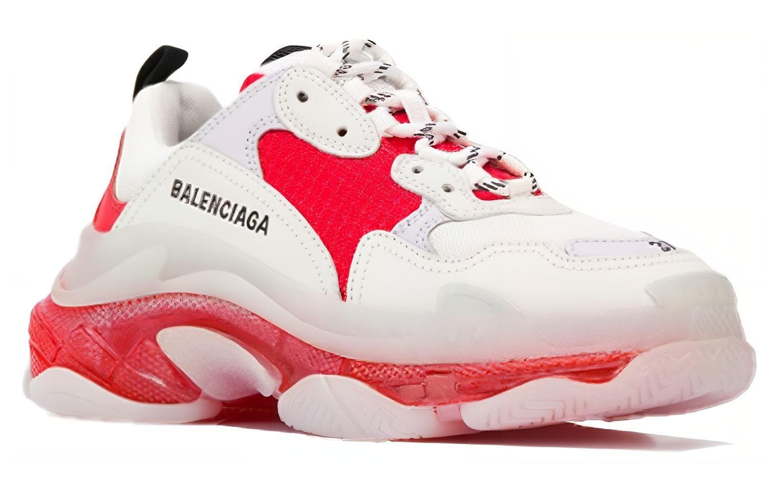 Кроссовки Balenciaga Triple S White Red - изображение 2